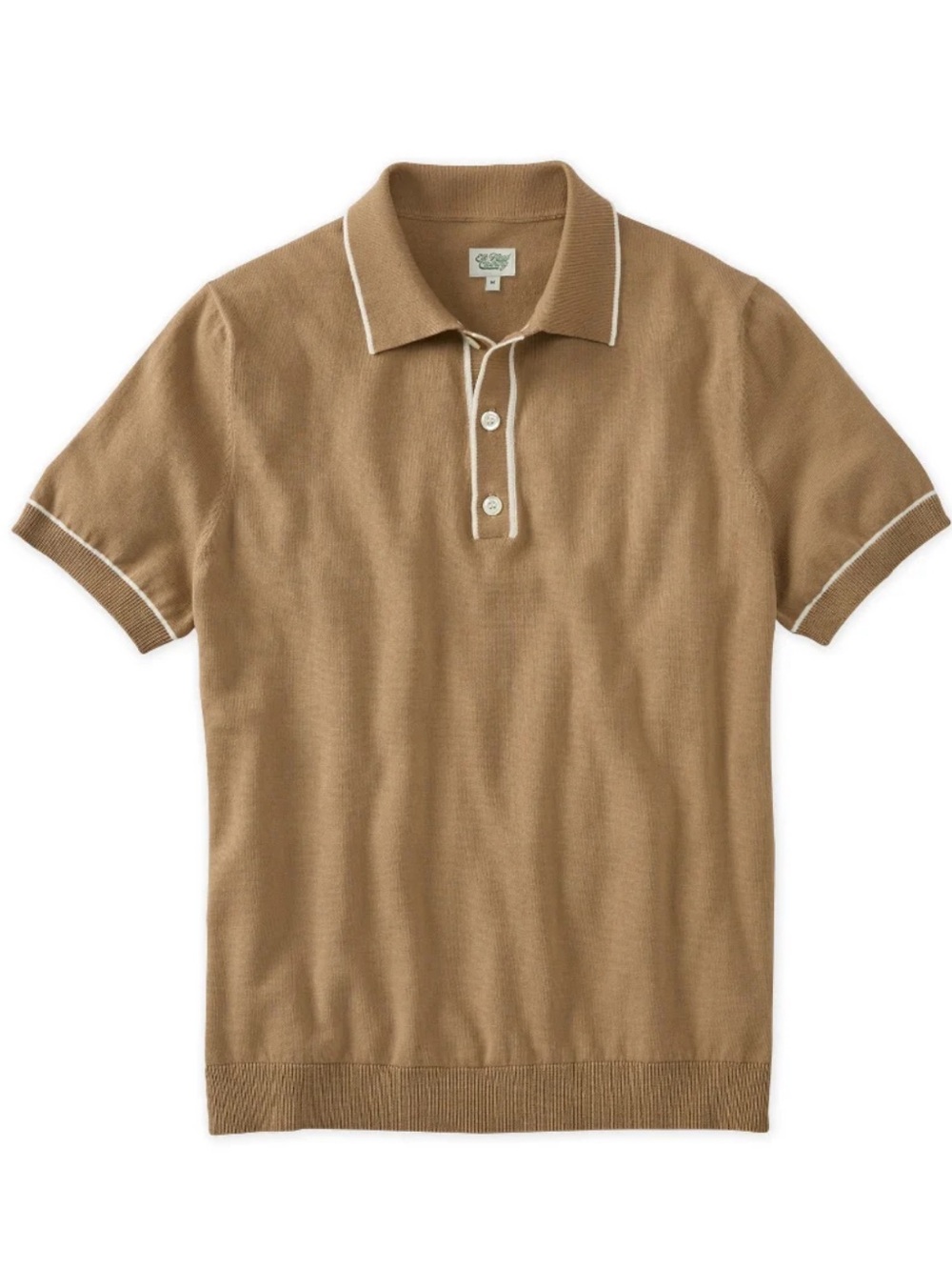 Elk Head Cashmere Cotton Blend Polo Shirt Men's Size Small Preppy - Picture 2 of 14